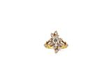 an image of a gold ring with diamonds on a white background