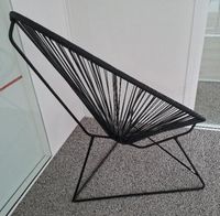 Fauteuil Acapulco de marque Boqa de couleur noire, structure… (photo 2)