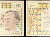 deux images différentes représentant un homme et une femme sur deux billets de banque différents