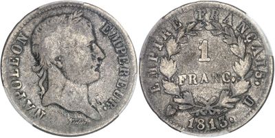 a close up of a coin on a white background