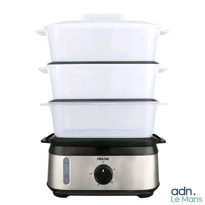 three plastic containers stacked on top of each other