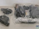 a lot of items that are wrapped up on the floor