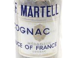 a bottle of martelli gognac on a white background