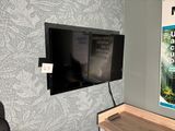 a picture of a flat screen tv mounted on a wall