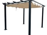a close up of a gazebo on a white background