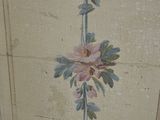 a picture of a painting on the wall of a bathroom