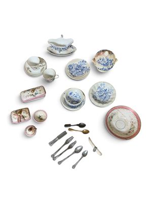 a lot of different items that are sitting on a table