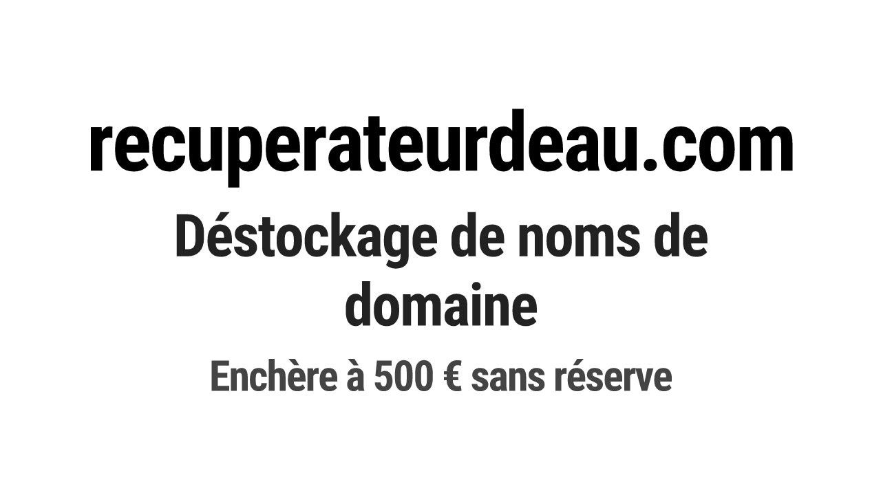 Destockage & Invendus