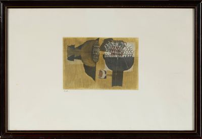 an image of a picture of an elephant with a basket on its back