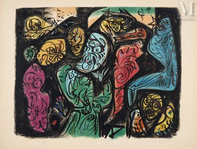 André Masson (1896-1987) Astres et visages, 1972