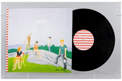 KATZ ALEX (° 1927) Pochette de l'album "No kids" - avec vitr…