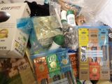 a pile of items that are sitting on a table
