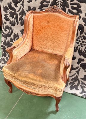 Bergère de style Louis XV. Epoque 1900