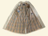 burbers checkered skirt in beige
