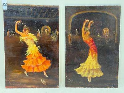 École espagnole du XIXe siècle. - "JEVIVA ? "