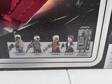 the lego star wars set is in its box and ready to be put on display