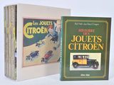 two books about the history of the jouets citroen