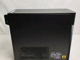 an image of a black computer case sitting on top of a white surface