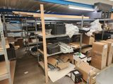 many boxes and boxes on the shelves in the warehouse