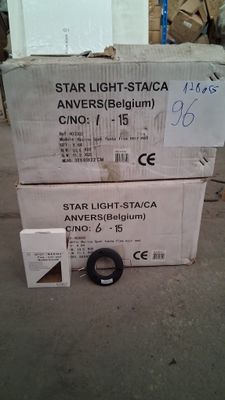 Lot de 128 spots encastrables fixes noir mat STAR LIGHT “Mar…