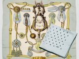 an image of a scarf with a horse on it