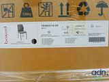 a cardboard box with a picture of a chair in it