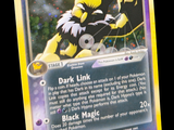 une photo d'une carte Pokémon sur laquelle figure un Dark Link