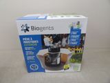 the box of a blender is sitting on the table