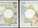 trois images différentes d'un homme et d'une femme figurant sur un billet de banque