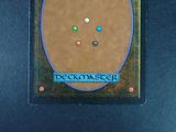 a picture of a deckmaster card with a picture of a circle on it
