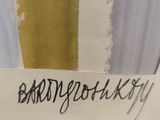 an image of a close up of a piece of art with writing on it