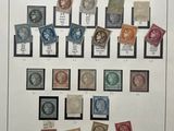 many different types of stamps on this sheet of paper
