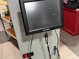 a television mounted on the wall in a room