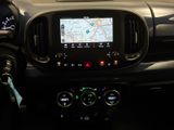 the dashboard of a car with a map on the screen