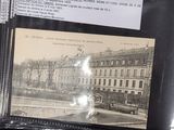 a picture of a black and white photo of a building
