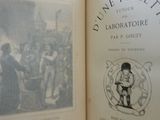 a book open on a table with a picture on it