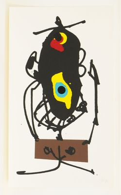 an image of a black and yellow drawing of a bug on a white background