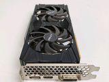a close up of a video card on a white surface
