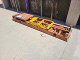 a picture of a large wooden box with some tools in it
