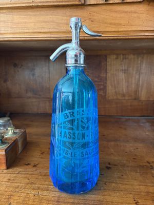 Bouteille à siphon de la brasserie Masson-Buck à Lons le sau… - Photo 1