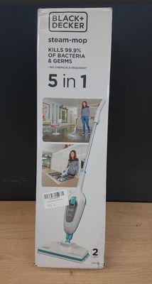 Balai vapeur avec nettoyeur à main 5 en 1 BLACK+DECKER - FSM…