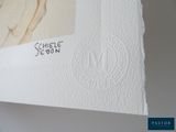 a picture of a painting on the wall of a room