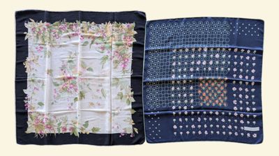 two pieces of cloth that have been folded together