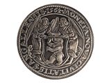 an image of a coin with the image of a man and woman on it