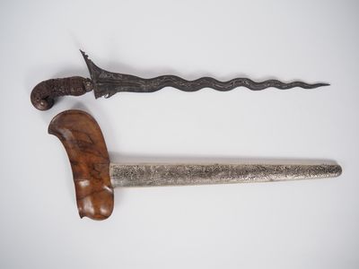 Malaisie, fin XIXe-début Xxe Poignard dit « kriss » la poign…