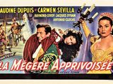 une image représentant une affiche de film sur laquelle figurent une femme et un homme en costume
