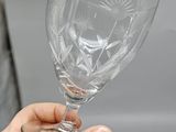 a person holding a wine glass in their hand