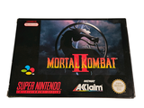 the box for the game mortal combat is shown on a white surface