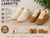 chaussons pour femmes avec semelles doublées de fourrure, disponibles en plusieurs couleurs et tailles