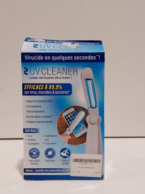 UV CLEANER - Lampe stérilisante UV-C - 2W 254nm - Virucide e…